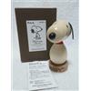 Peanuts Snoopy Kokeshi bambola giapponese in legno statuina figura ornamento ...
