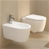 GEBERIT COPPIA SANITARI VASO BIDET E COPRIVASO RALLENTATO GEBERIT ICON SOSPESI TURBOFLUSH