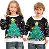 Kouric Maglione Natalizio Uomo con Luci, Maglione Natalizio Donna Divertenti, Girocollo Maglioni Natalizi Famiglia LED Ugly Christmas Sweater, Brutti Maglioni di Natale per Uomo/Donna/Coppia/Bambino