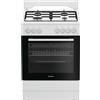 Indesit Cucina a Gas 4 Fuochi Forno Elettrico con Grill Larghezza x Profondità 60x60 cm Classe A colore Bianco - I6G3PMW