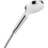 hansgrohe Crometta Doccetta 1 tipo di getto EcoSmart 9 l/min, Bianco/Cromo, 26333400