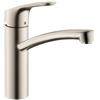 hansgrohe Focus M41 Miscelatore cucina monocomando 160, 1 getto, acciaio inox, 31806800