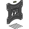 D-Line Supporto de Parete per TV da 23-50 Pollici, piatto a parete, VESA 75x75 mm - 200x200 mm, supporta un peso di fino a 25 kg