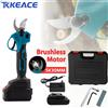 TKKEACE Cesoie elettriche da potatura a batteria Forbici da giardino professionali per taglierina per rami di albero per la manutenzione del cortile paesaggistico - With 1 Battery 1 Charger