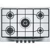FRANKE Piano Cottura a Gas, Serie Trend Line 750 FHTL 755 4G TC XS E, 75 cm, 5 Fuochi, Acciaio Inox Satinato - 106.0183.224