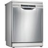 BOSCH Lavastoviglie a Libera Installazione Slim, Serie 4, 60 cm, Classe Energetica B, Inox - SMS4EMI24E