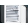 SIEMENS Frigorifero Combinato a Libera Installazione, Serie iQ300, h 203 cm, Capacità 438 Lt, Classe Energetica E, Acciaio Inox Nero - KG49NXXEA