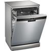 SIEMENS iQ300 Lavastoviglie da libera installazione, 60 cm, color inox, classe energetica B - SN23EI03ME