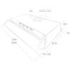 ELICA Cappa Sottopensile, Linea ESTRAIBILE GR-FR.IX/F/60, 60 cm, Silver + Acciaio Inox - PRF0154624