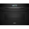 SIEMENS iQ700 Forno da incasso compatto a vapore, 60x45 cm, Nero, Classe Energetica A+ - CS736G1B1