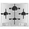 FOSTER Piano Cottura a Gas, Linea VERONIKA, 60 cm, 4 Fuochi, Acciaio Inox - 7066052