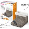 BEURER Scaldapiedi con superficie extra morbida e massaggiatore, 2 livelli - FWM45