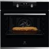 ELECTROLUX Forno Multifunzione SurroundCook Serie 600 con Pulizia Pirolitica, Capacità 72 Lt, Classe Energetica A+, Acciaio Inox e Vetro Nero - KOFDP76X