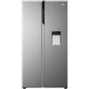 Haier Frigorifero Side By Side, Capacità 521 Litri, Libera installazione, Classe D, Acciaio inox - HSR5918DWMP
