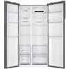 HAIER, Frigorifero Side by Side, Total No Frost, Capacità Netta 528 lt, Classe E, Argento Fine - HSR3918ENPG