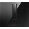 ELICA Piano Cottura a Induzione con Cappa Aspirante Integrata, Linea NIKOLATESLA ALPHA B BL/A/60, 60 cm, 4 Zone Cottura, Vetro Nero - PRF0196211