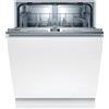 BOSCH Lavastoviglie a Scomparsa Totale, Serie 4, 60 cm, 12 Coperti, Classe Energetica E, Acciaio Inox - SMH4HTX37E
