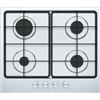 FRANKE Piano Cottura a Gas, Serie Smart 600 FHSM 604 4G XS E, 60 cm, 4 Fuochi, Acciaio Inox Satinato - 106.0554.314