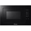 CANDY Microonde con Grill ad Incasso, Linea FRAMELESS, h 38 cm, Capacità 25 Lt, Nero - MICG25GDFN
