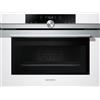 SIEMENS, Forno Compatto ad Incasso Combinato Microonde, Linea iQ700, 60 cm, Bianco - CM633GBW1