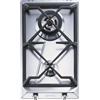 SMEG Piano Cottura a Gas, Estetica Contemporanea, 30 cm, 2 Fuochi, Acciaio Inox - SRV532GH3