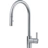 FRANKE Miscelatore Monocromando, Serie Eos Neo Doccia, Doccia Estraibile, Acciaio Inox Satinato - 115.0590.045 -
