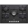 Elleci Piano Cottura PLANO 75 Granitek 40 Nero - PGSP75140CS