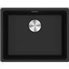 FRANKE Lavello 1 Vasca, Serie Maris MRG 110-52, Installazione Sottotop, 55.3 cm, Fragranite Nero - 125.0686.716