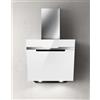 ELICA Cappa a Parete, Linea MAJESTIC WH/A/60, 60 cm, Classe Energetica B, Vetro Bianco + Acciaio Inox - PRF0124235B