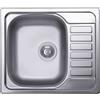 Elleci Lavello Inox Satinato SKY 125 gocciolatoio DX - LIX125SACSX