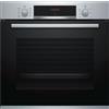 BOSCH Forno Elettrico Multifunzione, Serie 4, Capacità 71 Lt, Classe Energetica A, Acciaio Inox + Vetro Nero - HBA514BR0