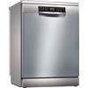 BOSCH Lavastoviglie a Libera Installazione, Serie 6, 60 cm, 14 Coperti, Classe Energetica C, Acciaio Inox - SMS6ZCI42E