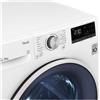 LG Asciugatrice Smart DUAL Inverter Heat Pum Eco Hybrid, Capacità 8 Kg, Classe energetica A+++ - RH80V9AVHN