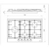 FOSTER Piano cottura a gas 5 fuochi 75 cm, Serie Power, Incasso standard, Acciaio Inox satinato - 7018 032