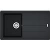 FRANKE Lavello 1 Vasca, Serie Boston BFG 611-86, Installazione Standard, 86 cm, Fragranite Nero - 114.0370.202