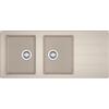 FRANKE Lavello 2 Vasche, Serie Boston BFG 621, Installazione Standard, 116 cm, Fragranite Sahara - 114.0276.586