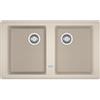 FRANKE Lavello 2 Vasche, Serie Boston BFG 620, Installazione Standard, 86 cm, Fragranite Sahara - 114.0276.138
