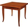 LIBEROSHOPPING Tavolo quadrato a libro finitura in CILIEGIO misura 90x90 cm esteso 180 cm - LIBEROSHOPPING