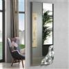 Capodarte Specchio rettangolare con angolo in vetro fuso 68x170 cm DOLORES
