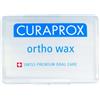 CURADEN AG Curaprox Ortho Wax, Cera Ortodontica, 7 Strisce, Protezione e Comfort Gengive