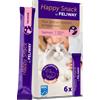 Feliway Happy Snack per Gatti al Salmone da 6 sticks