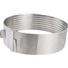 EVA COLLECTION Anello affettatorte regolabile inox Ø 26-28 cm altezza 8 cm