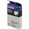 Brother ORIGINAL Brother Nastro Nero su bianco TC-201 12 mm x 7,7 m, laminato