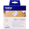 Brother ORIGINAL Brother Etichette Nero su bianco DK-11202 etichette di spedizione, 62x100mm bianco 300 et./ruolo