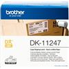 Brother ORIGINAL Brother Etichette Nero su bianco DK-11247 Etichette , 103 x 164mm, bianche, 180 pezzi/rotolo