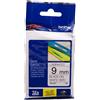 Brother ORIGINAL Brother Nastro Nero su bianco TZe-221 TZ-221 9 mm x 8 m, laminato