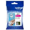 Brother ORIGINAL Brother Cartuccia d'inchiostro magenta LC421M LC-421M ~200 Seiten