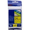 Brother ORIGINAL Brother Nastro Nero su giallo TZe-651 TZ-651 24 mm x 8 m, laminato