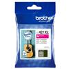 Brother ORIGINAL Brother Cartuccia d'inchiostro magenta LC421XLM LC-421XLM ~500 Seiten