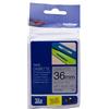 Brother ORIGINAL Brother Nastro Nero su argento TZe-M961 TZ-M961 36 mm x 8 m, laminato